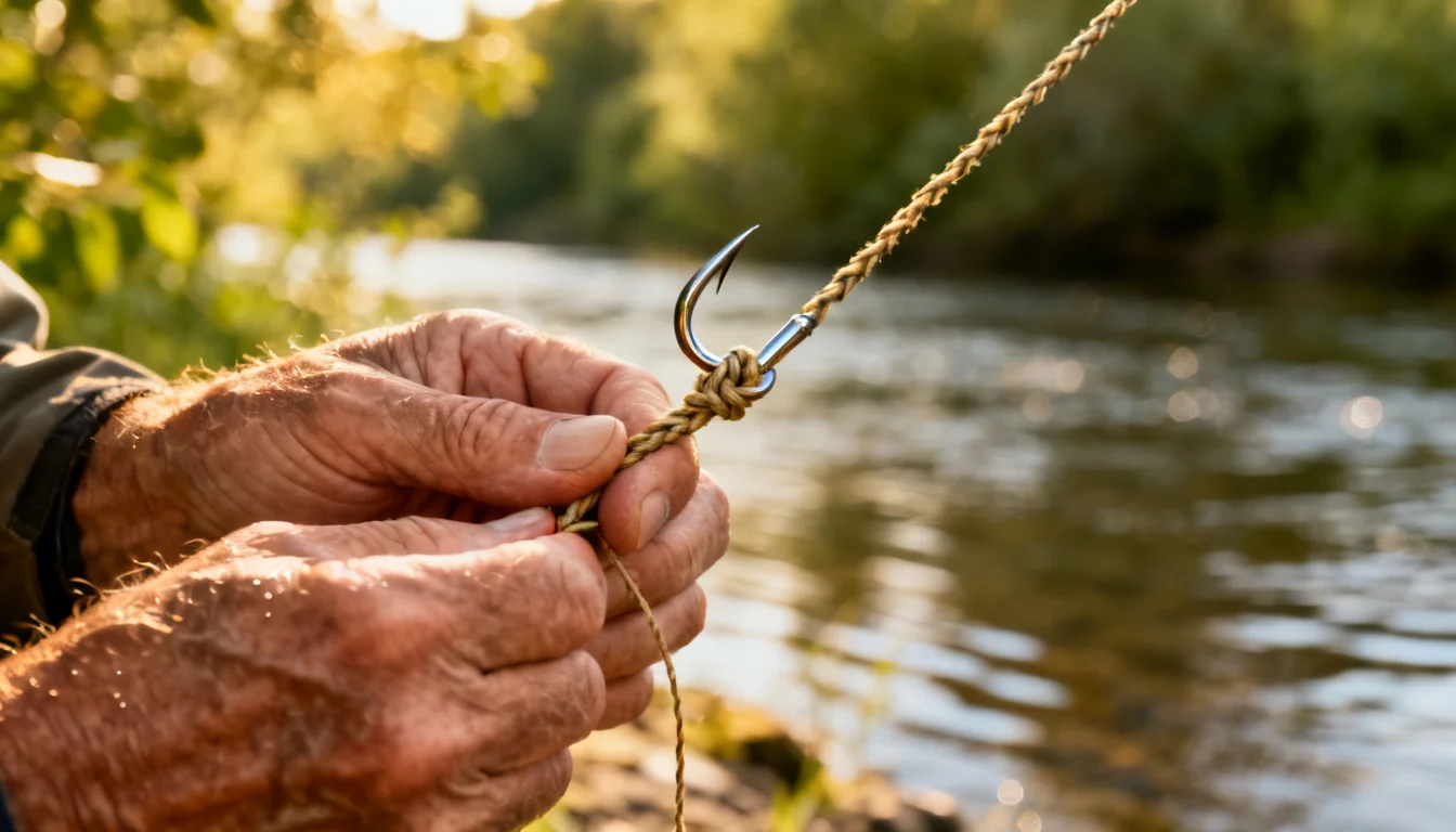 Tie it right and check it sharp — the hook is where every fish is won or lost.