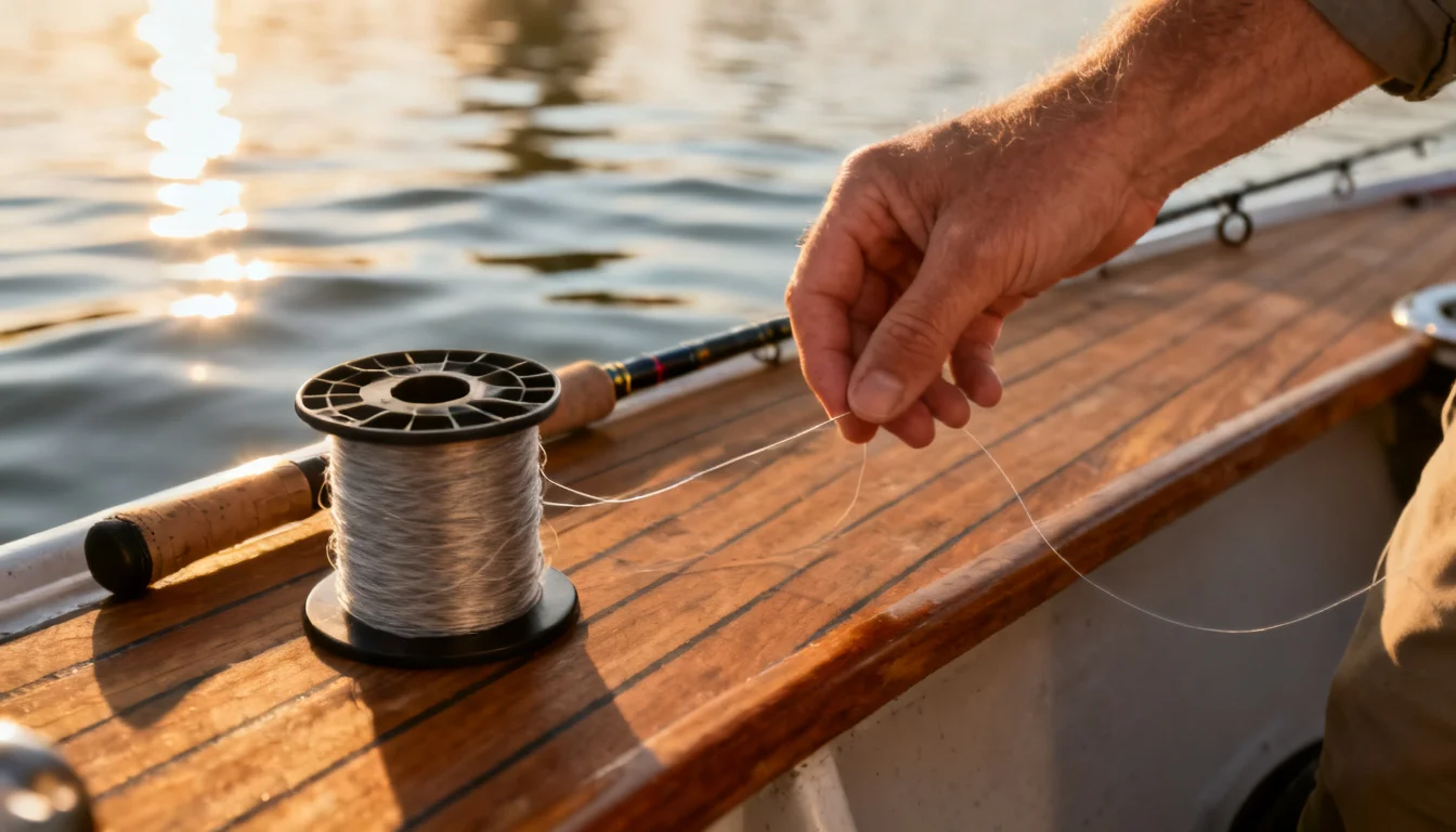 Monofilament remains the most forgiving line for new anglers.