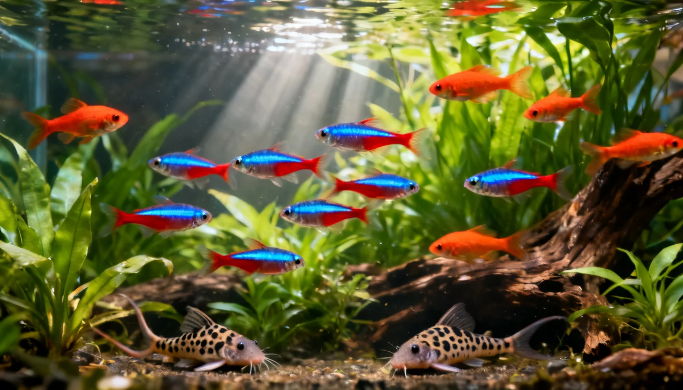 freshwater aquarium beginners stocking