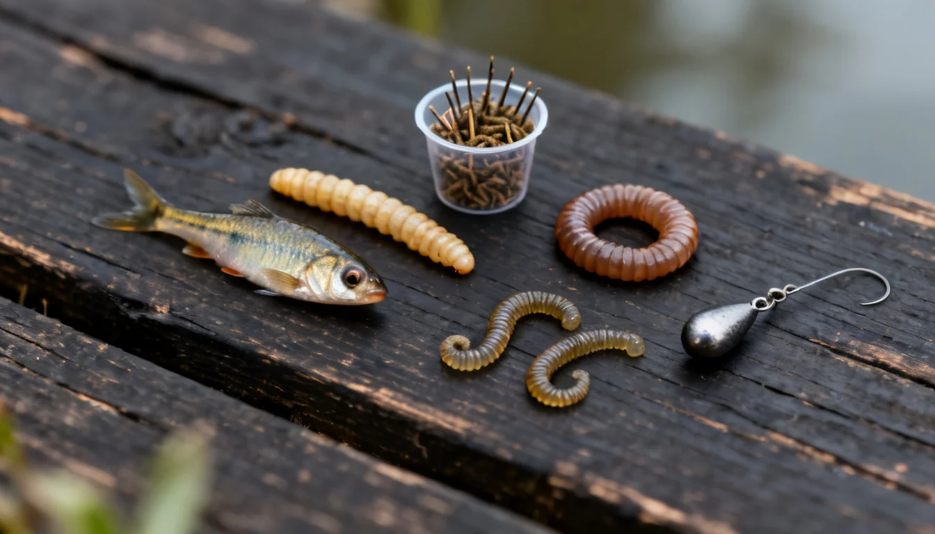 Yellow perch baits: minnows, spikes, waxworms, and small jigs