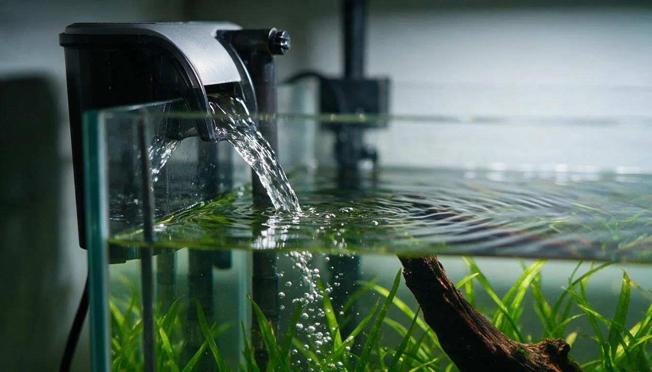 Aquarium Filter Maintenance: How to Clean a Filter Without Killing Your Cycle — filter-maintenance-flow