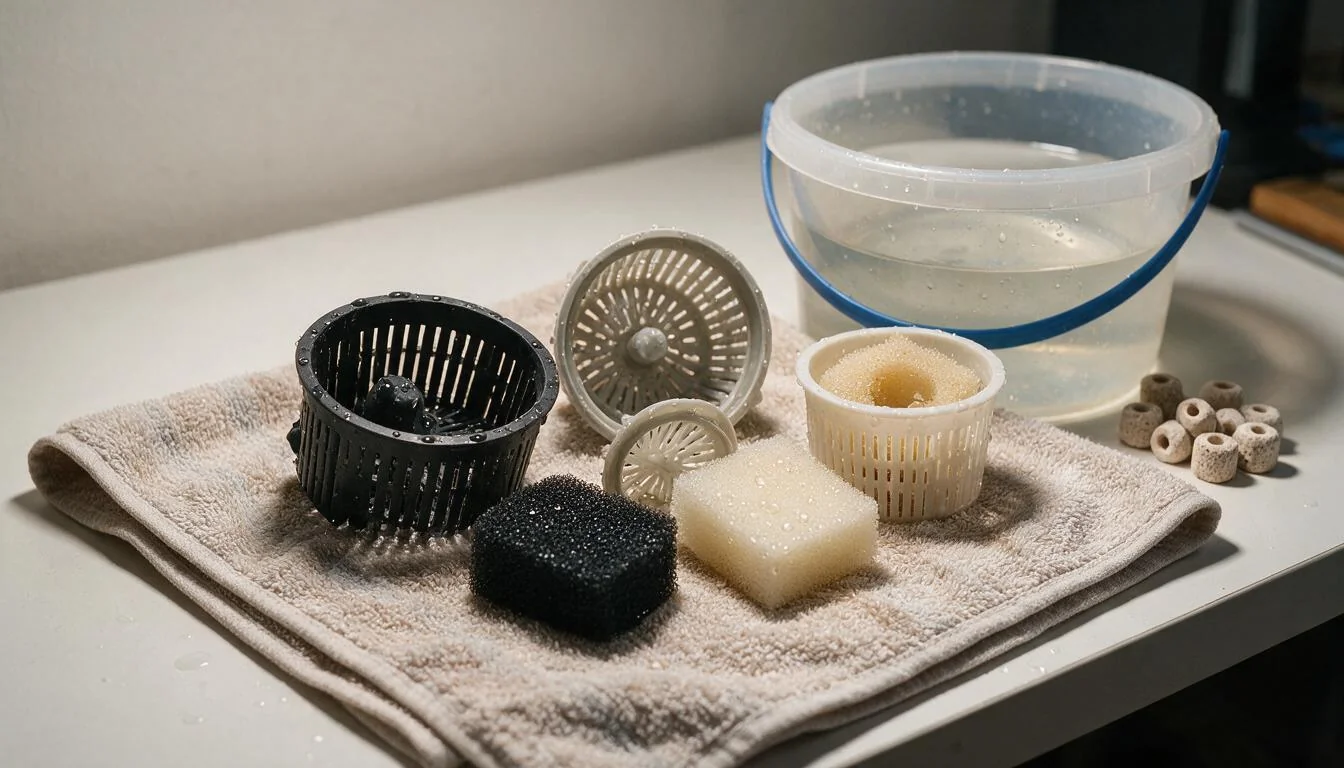 Aquarium Filter Maintenance: How to Clean a Filter Without Killing Your Cycle — filter-maintenance-media
