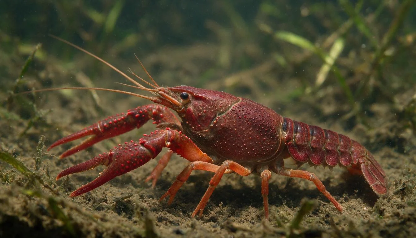 Red swamp crayfish — illustration