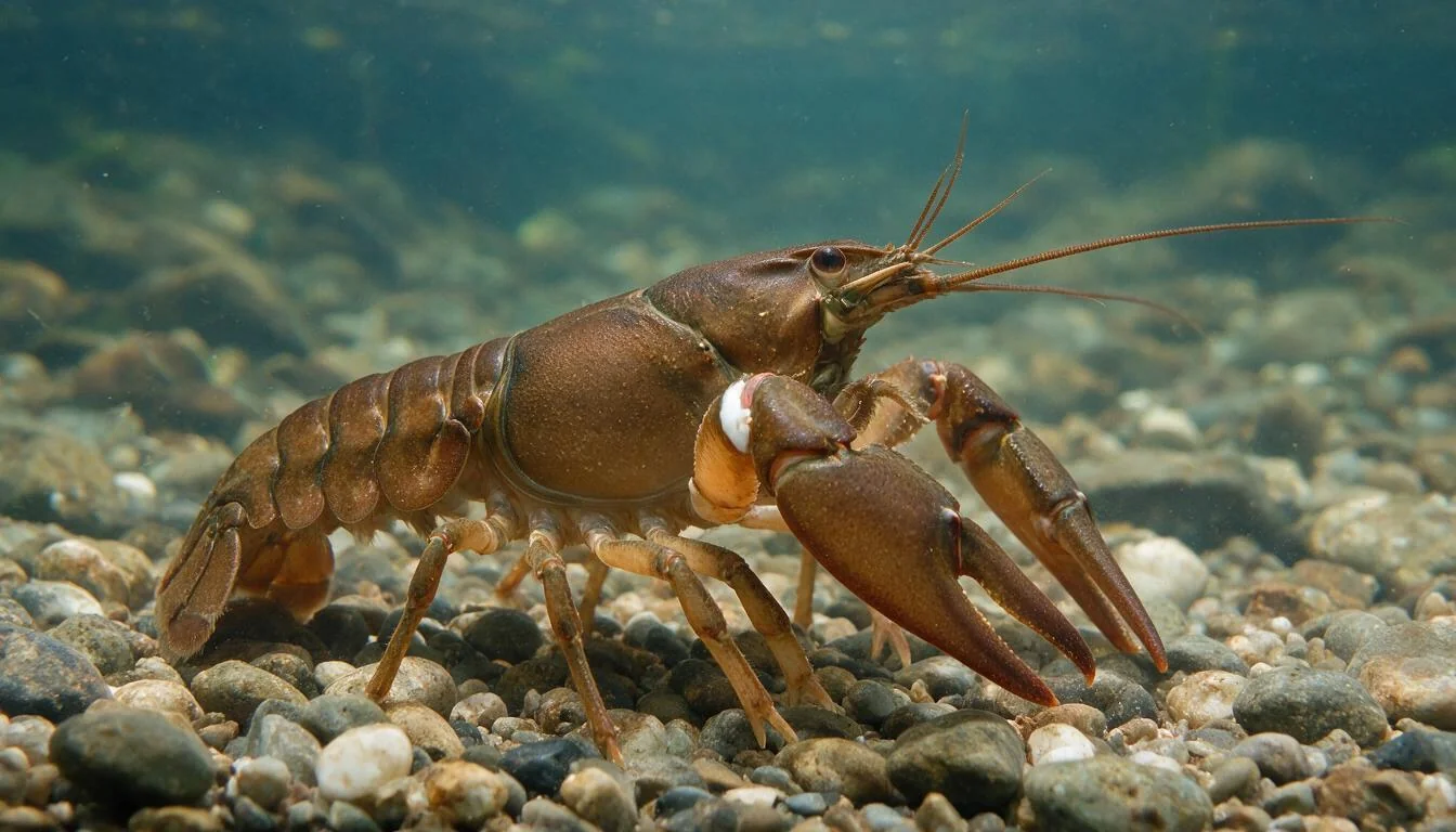 Signal crayfish — illustration