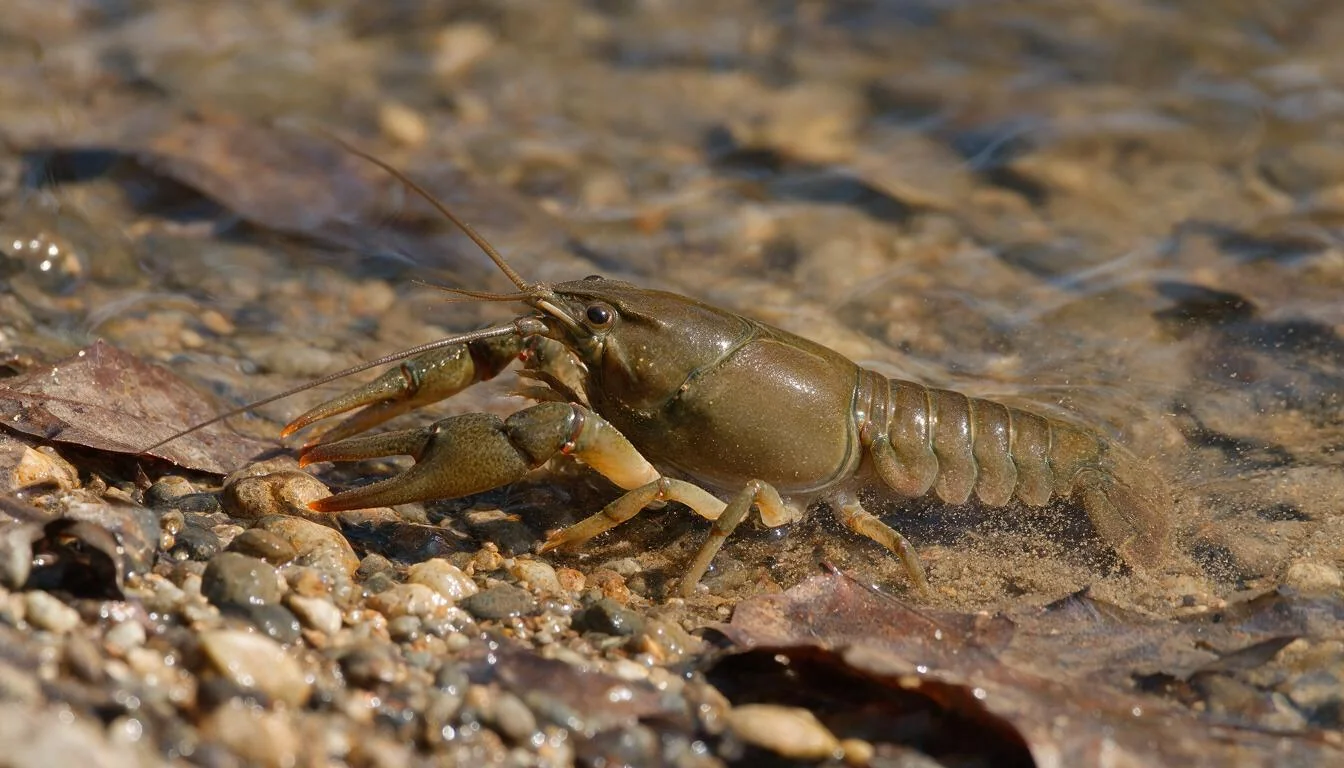 Virile crayfish — illustration