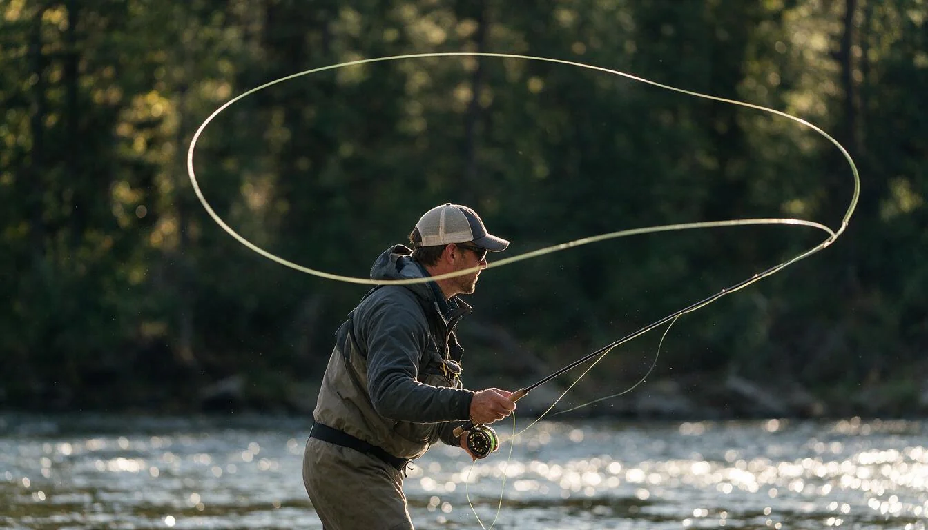 Fly Fishing for Beginners: The Line Carries the Fly — fishing-basics-cast